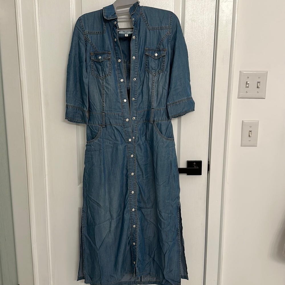 Prada blue denim dress